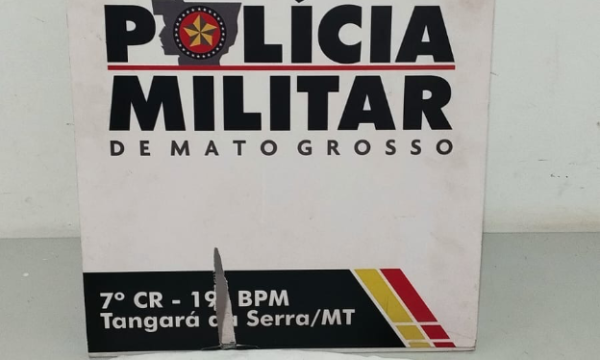 Polícia Militar prende homem por tentativa de feminicídio em Tangará da Serra