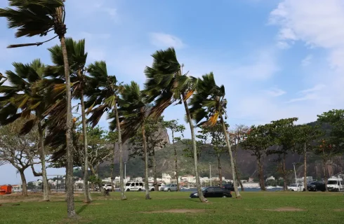Defesa Civil alerta para ventos fortes na cidade do Rio