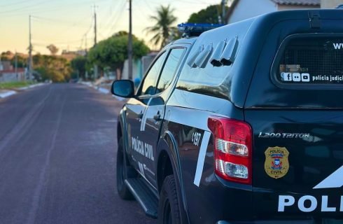 Polícia Civil prende em flagrante autor de violência doméstica que estava foragido em Pontes e Lacerda