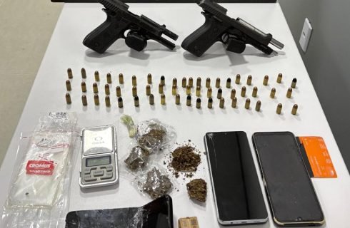 Polícia Civil prende suspeitos por tráfico de drogas, associação criminosa e porte ilegal de arma de fogo em Guarantã do Norte