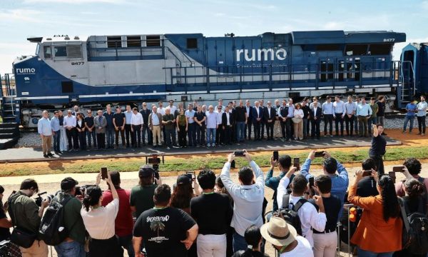 Governo de MT e Rumo inauguram 1º trecho da Ferrovia Estadual: “Mato Grosso é um exemplo do que o Brasil pode fazer”, afirma governador