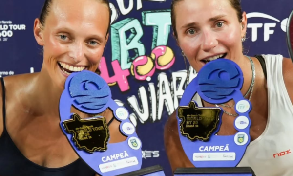 Débora Madile e Yasmine Aires vencem World Tour BT 50 de beach tênis; qualificatórias do BT 400 iniciam nesta terça-feira (17)