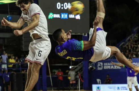 Paraíba World Beach Games: Brasil vence e avança à final da Copa das Nações de Beach Soccer