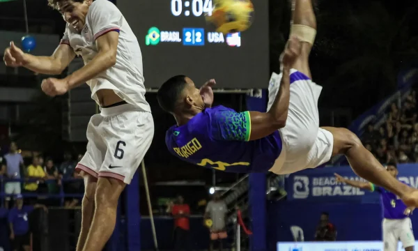 Paraíba World Beach Games: Brasil vence e avança à final da Copa das Nações de Beach Soccer