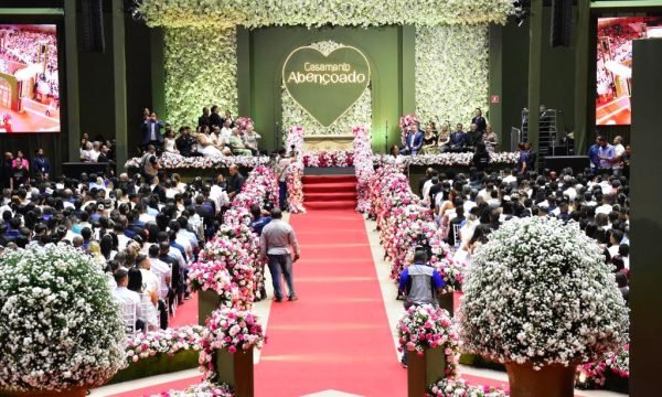 Casamento Abençoado oficializa união de casais em cerimônia neste domingo (22)