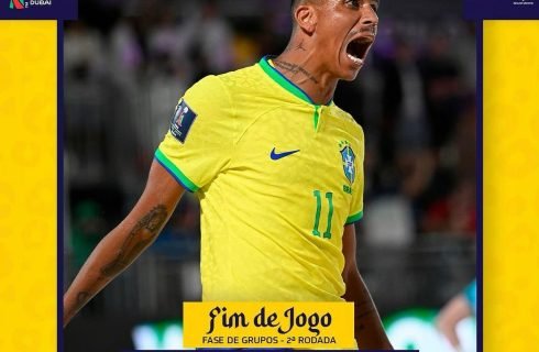 Brasil derrota Portugal e avança no Mundial de Beach Soccer