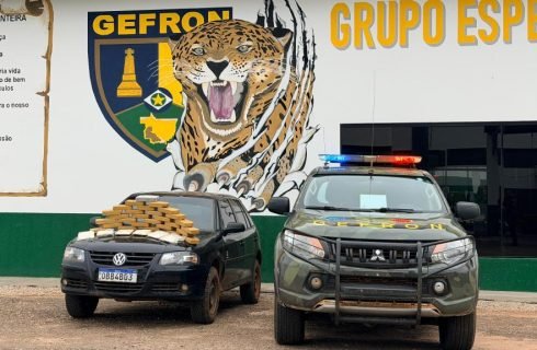 Gefron apreende 28 kg de drogas e gera prejuízo de R$ 541 mil ao crime organizado