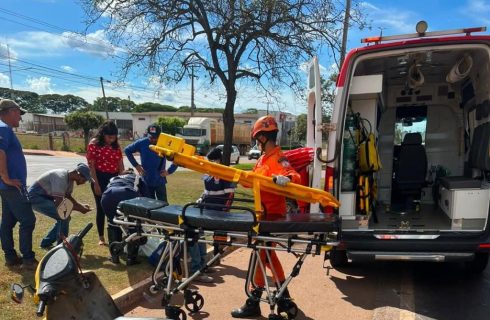 Corpo de Bombeiros atende duas ocorrências de trânsito registradas na BR-070 na sexta-feira (29)