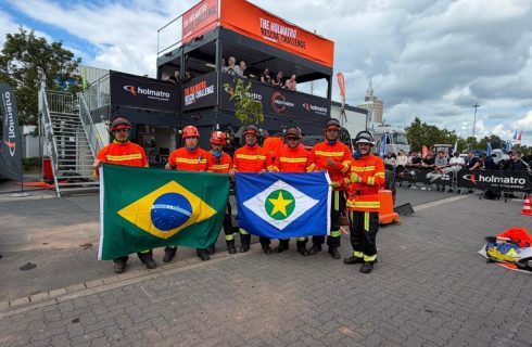 Bombeiros de MT conquistam 5º lugar em competição internacional de salvamento veicular na Alemanha
