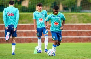 Seleção Brasileira Sub-17 faz último treino antes do duelo contra a Colômbia