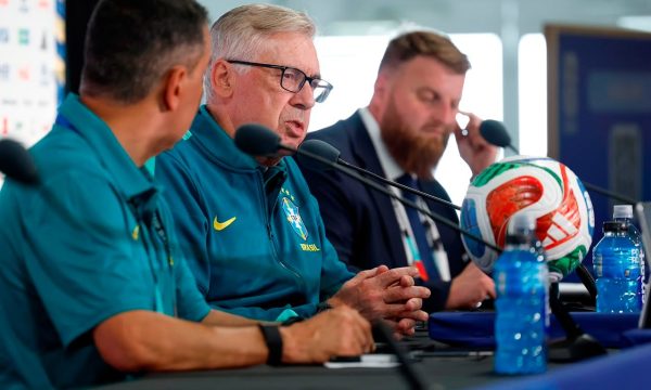 Ancelotti vê Brasil em seu “melhor momento” antes de jogo contra a Noruega na Copa