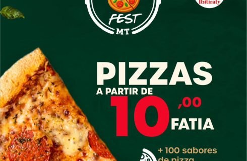 Cuiabá recebe festival de pizza com fatias a partir de R$ 10,00 e evento gratuito na Arena Pantanal