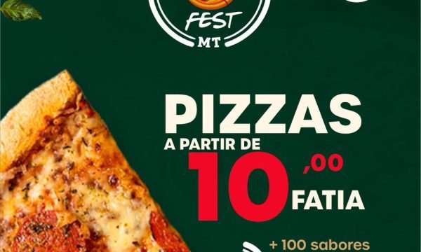 Cuiabá recebe festival de pizza com fatias a partir de R$ 10,00 e evento gratuito na Arena Pantanal