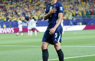Matheus Cunha festeja primeiros gols marcados em Copas do Mundo