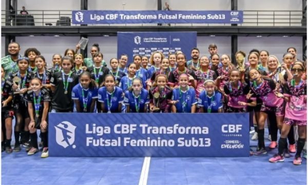 Liga CBF Transforma Futsal Feminino Sub-13 se encerra no Dia Internacional da Mulher