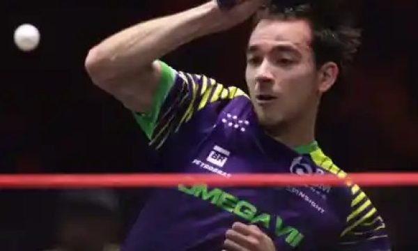 Calderano e Bruna Takahashi de despedem de WTT Champion Frankfurt