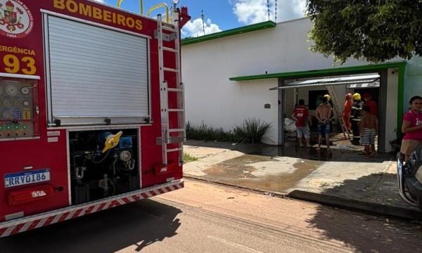 Corpo de Bombeiros combate princípio de incêndio em usina fotovoltaica